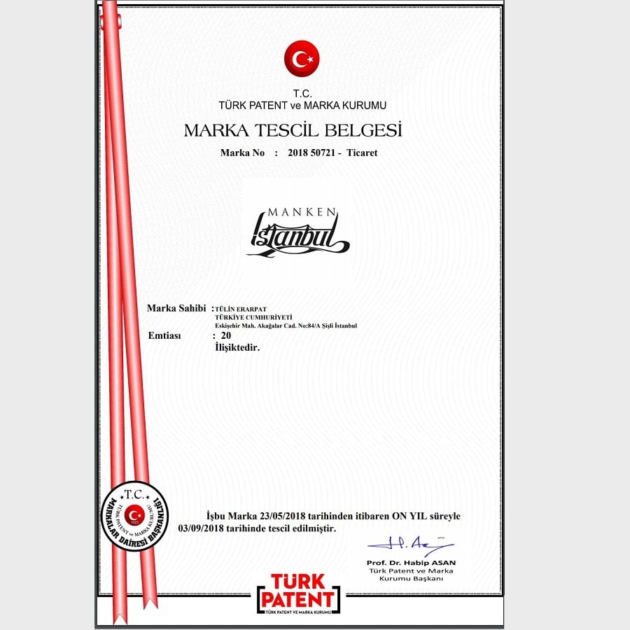 İstanbul Manken Patent Marka Tescil